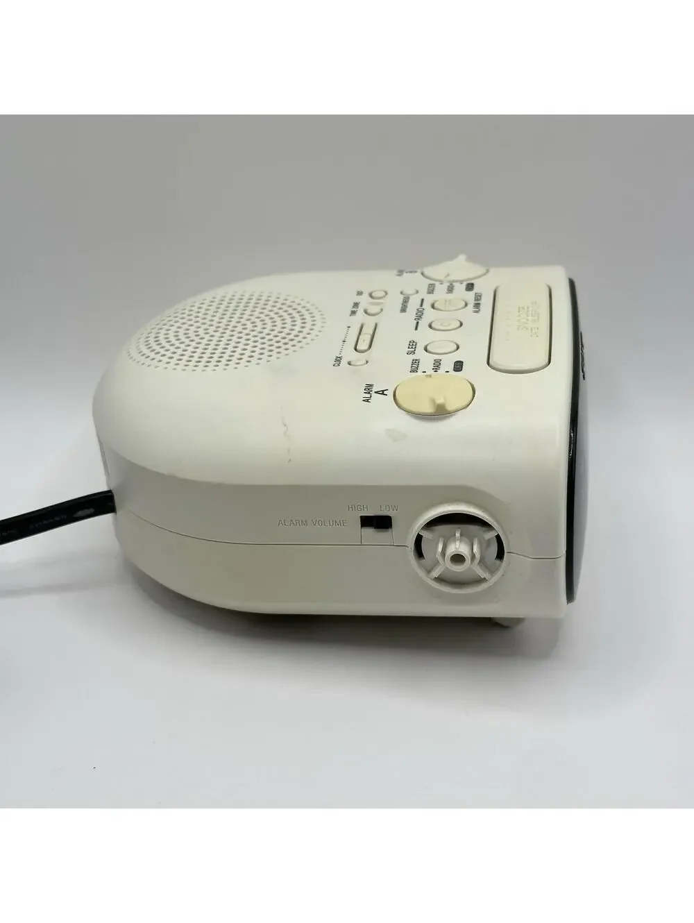 Sony Dream Machine ICF-C318 AM/FM Dual Alarm Clock Radio White, Tested, Works